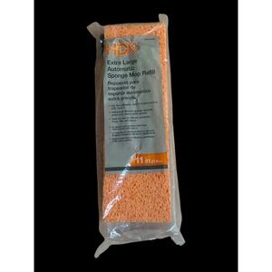 HDX Extra Large Automatic Sponge Mop Refill Type J Orange 11 Inch 1000 018 621